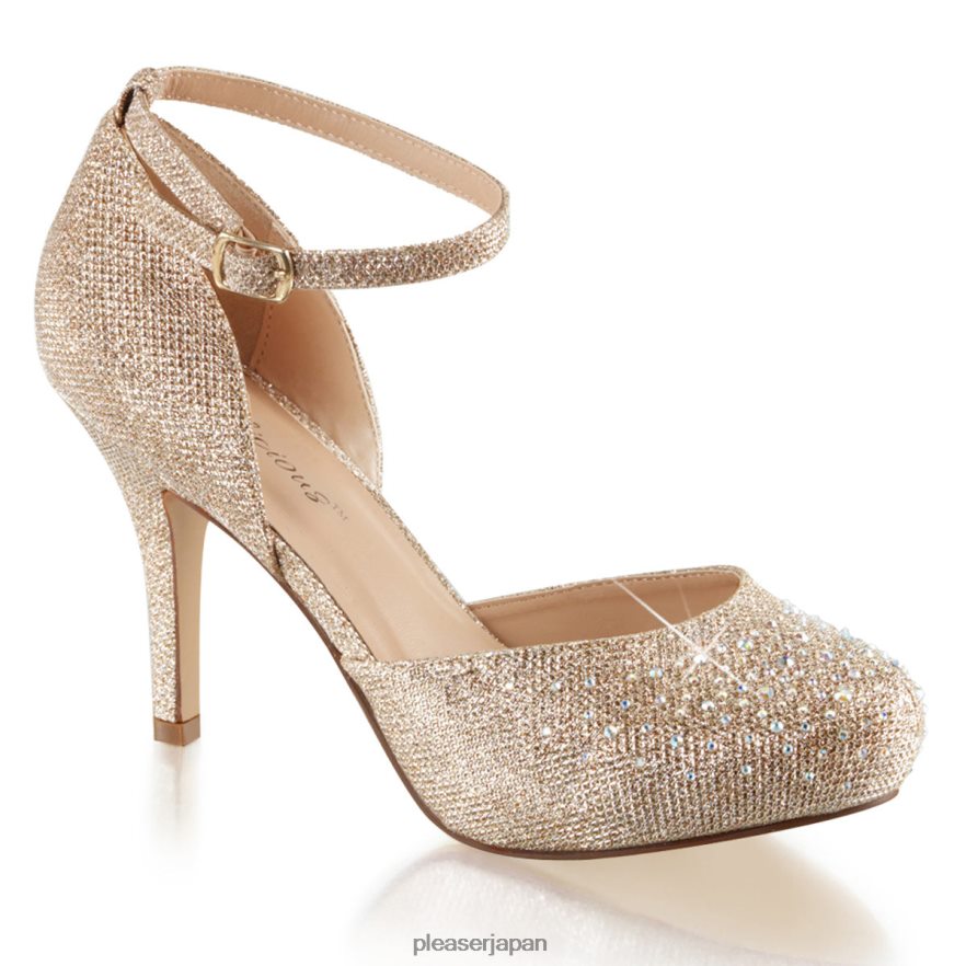 女性 切望-03 ベージュ Pleaser Shoes 履物 8400FH645