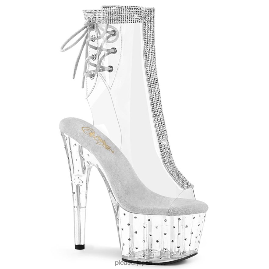 女性 スターダスト-1018c-2rs クリア Pleaser Shoes 履物 8400FH381