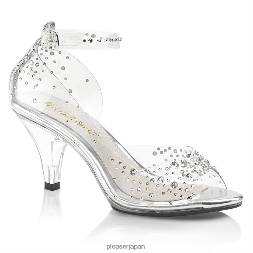 女性 ベル-330rs クリア Pleaser Shoes 履物 8400FH383